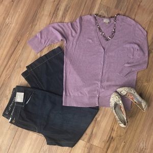 NWT NY&C Dark Wash Flare Trouser Jeans, 16